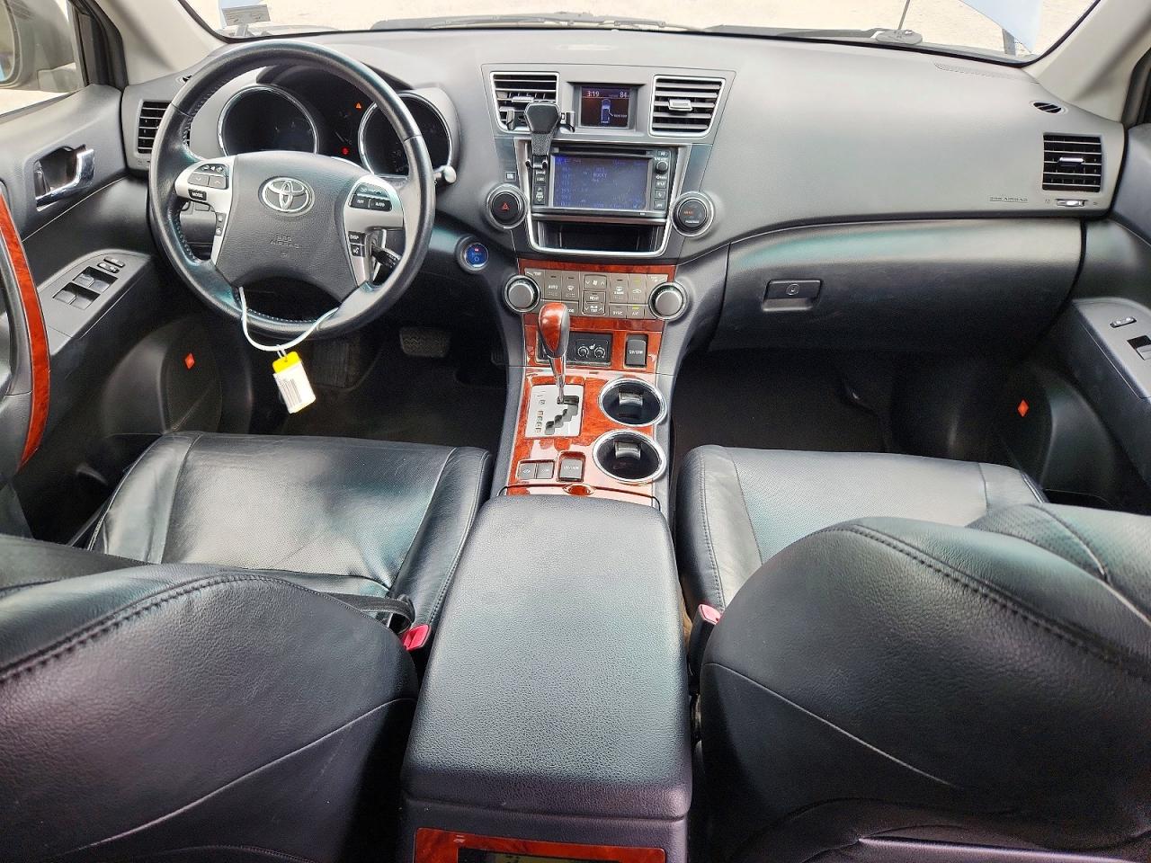 2013 Toyota Highlander Hybrid Limited Blue vin: JTEDC3EH9D2013182