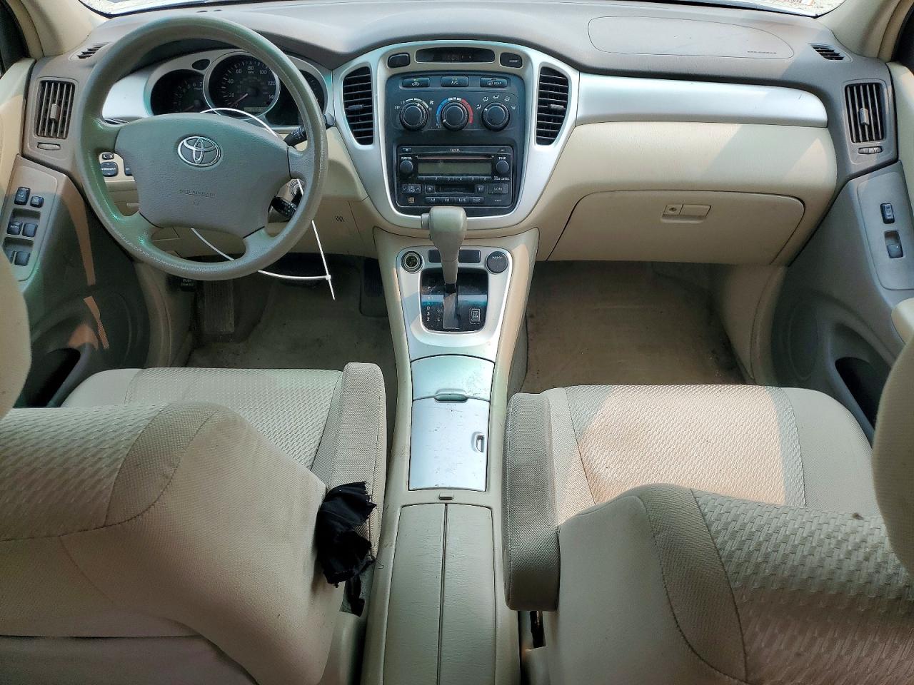 2007 Toyota Highlander Sport Beige vin: JTEHP21A570211136