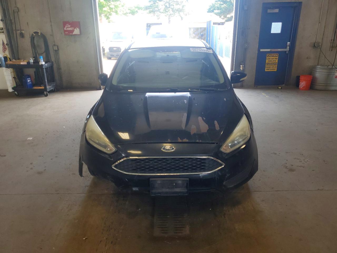 2015 Ford Focus Se Black vin: 1FADP3F29FL209550