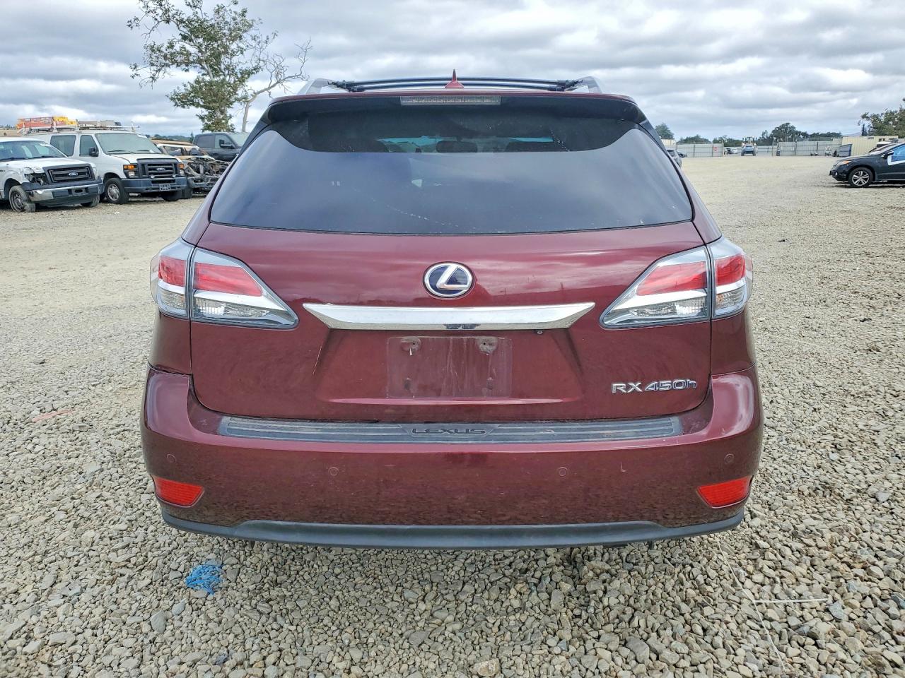 2013 Lexus Rx 450h Burgundy vin: JTJBC1BA4D2053688