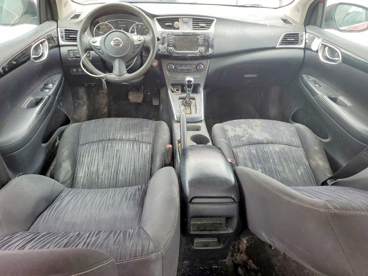 2017 Nissan Sentra Sv Red vin: 3N1AB7AP7HL669967