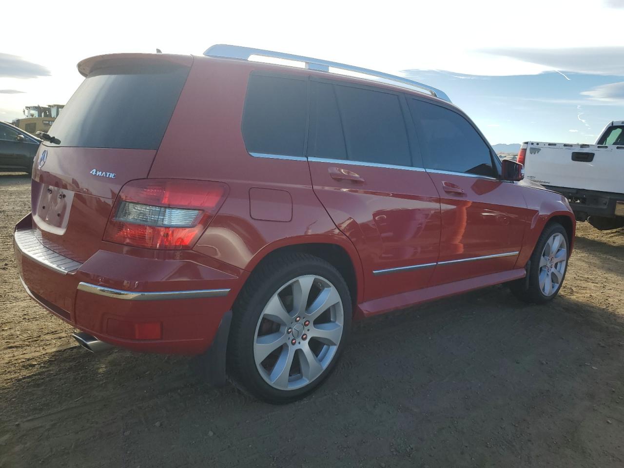 2010 Mercedes-benz Glk 350 4matic Red vin: WDCGG8HB3AF459319