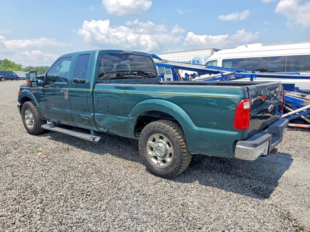 2012 Ford F250 Super Duty Green vin: 1FT7X2A6XCEA95845