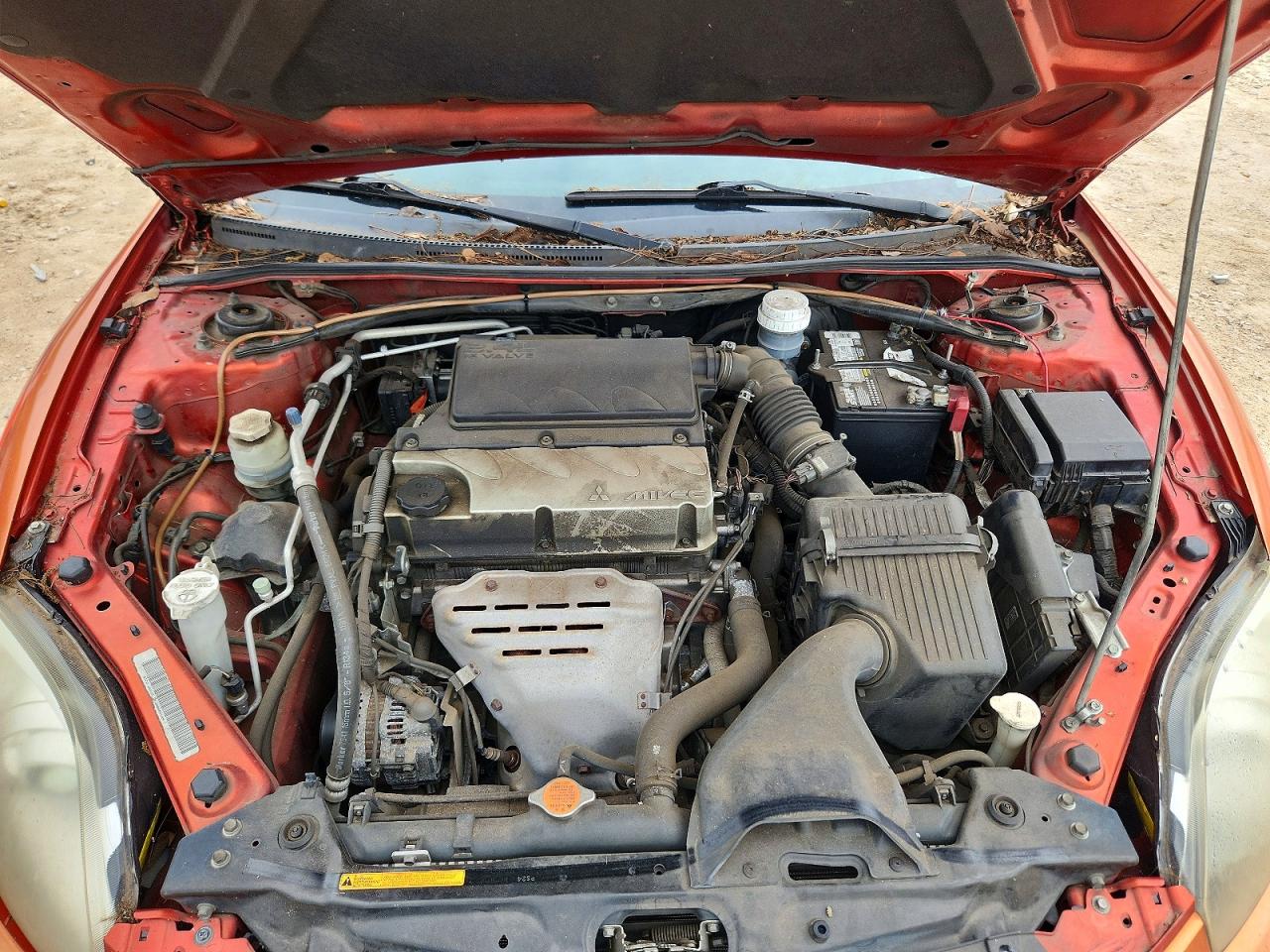 2012 Mitsubishi Eclipse Spyder Gs Orange vin: 4A37L5EFXCE005842