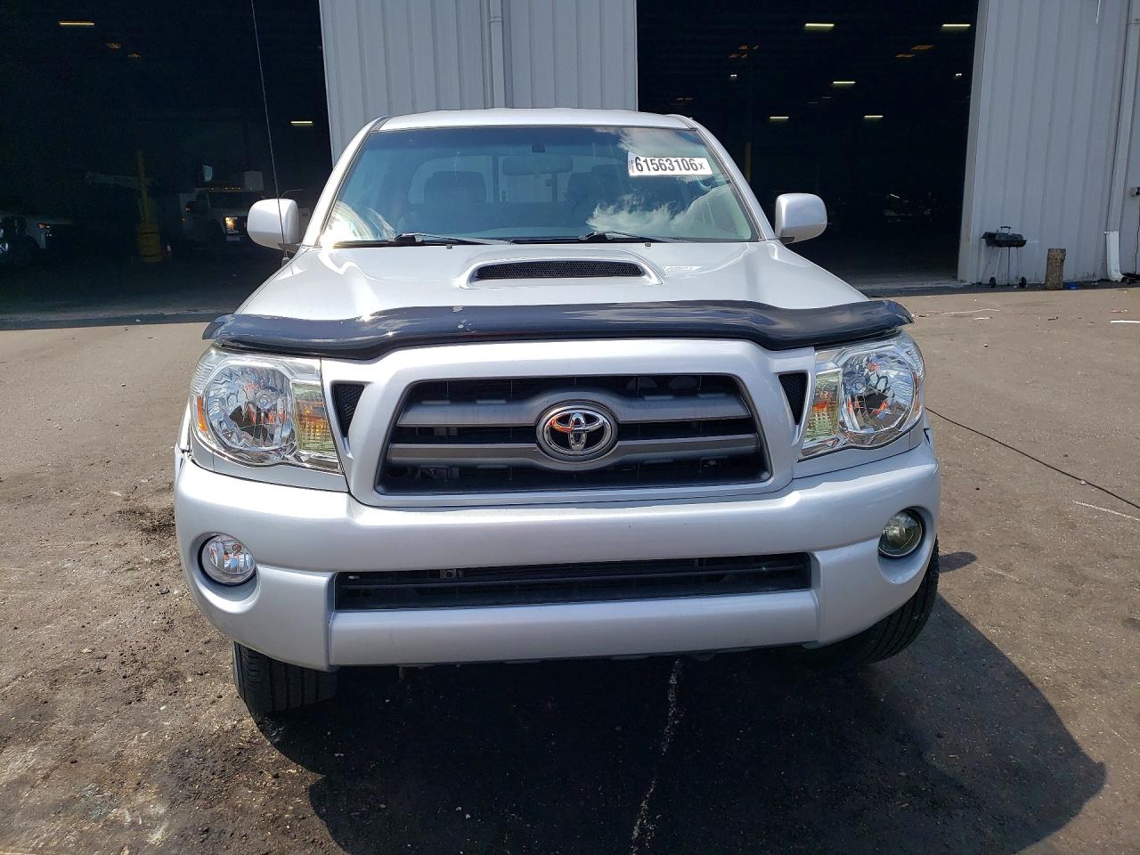 2007 Toyota Tacoma Double Cab Silver vin: 5TELU42N27Z402405