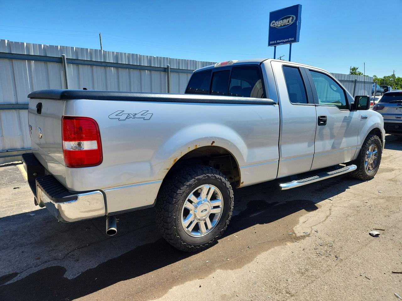 2007 Ford F150 Silver vin: 1FTPX14V17FB17678