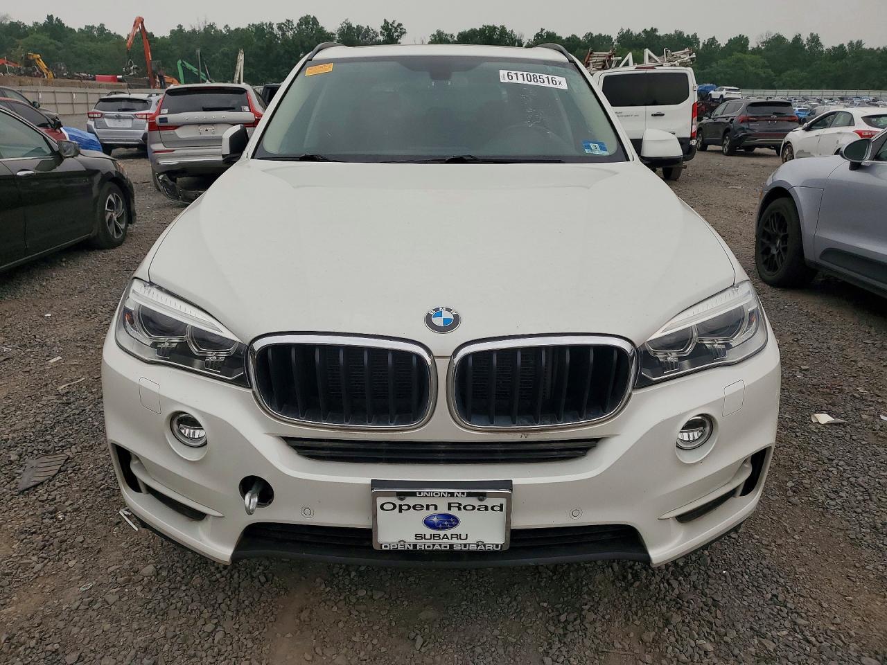 2015 Bmw X5 Xdrive35i White vin: 5UXKR0C55F0K72055