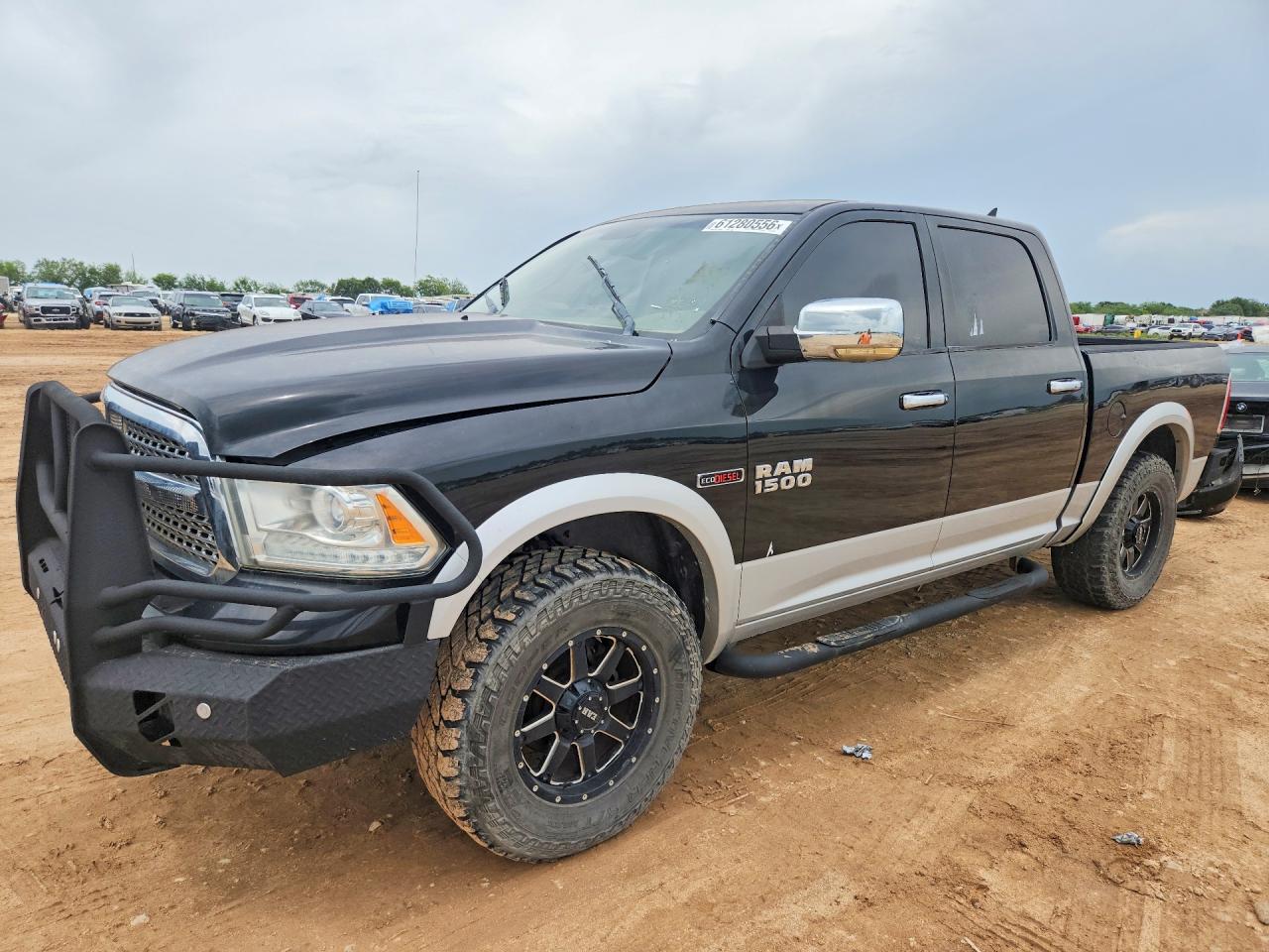 2014 Ram 1500 Laramie Черный vin: 1C6RR7NM6ES297716