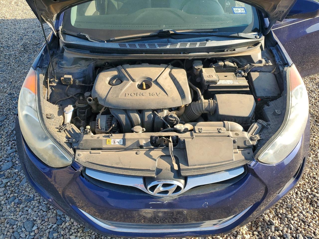 2013 Hyundai Elantra Gls Blue vin: 5NPDH4AE0DH436366