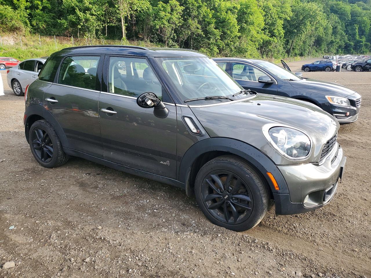 2014 Mini Cooper S Countryman Серый vin: WMWZC5C56EWP37370