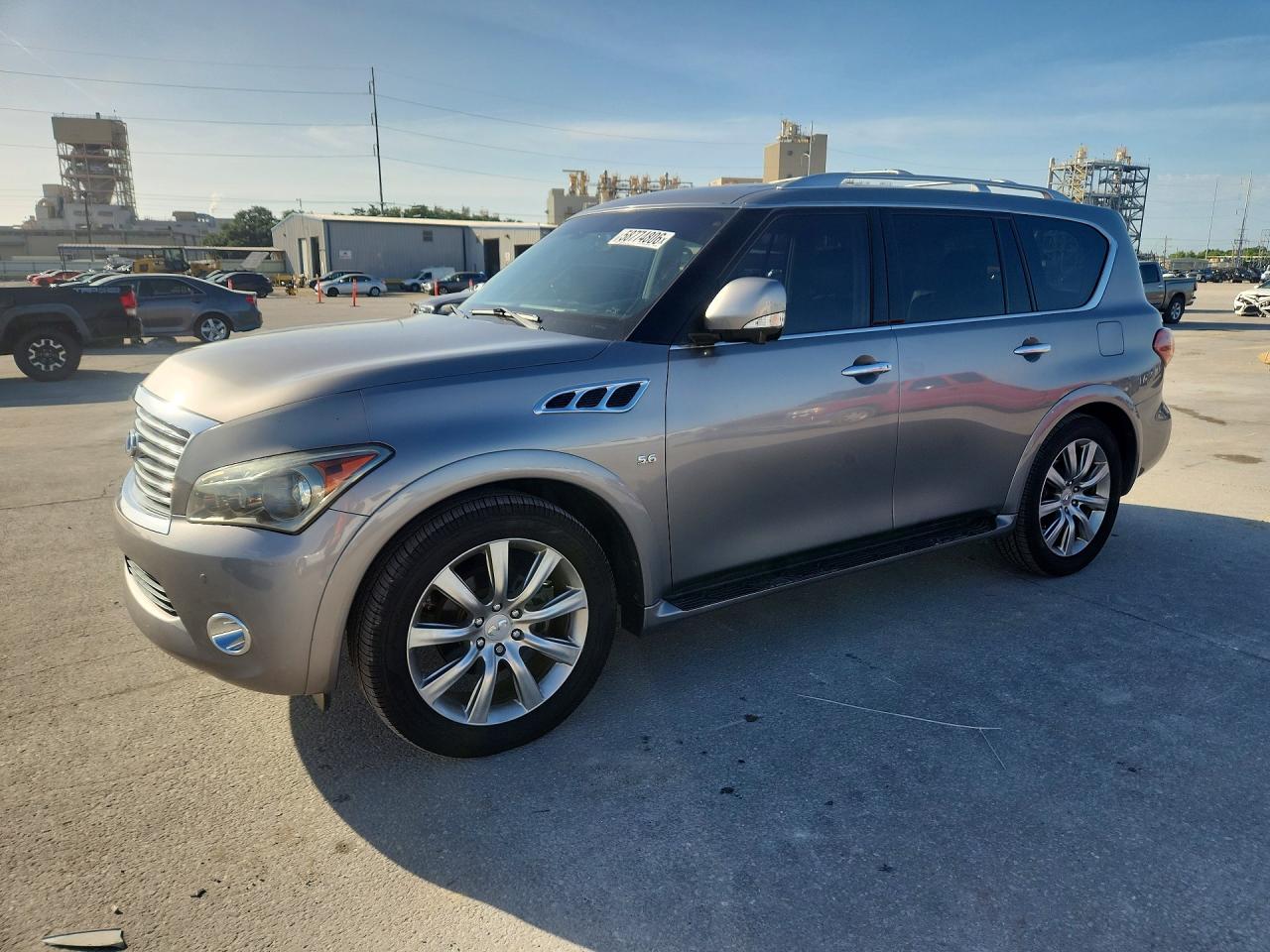 2011 Infiniti Qx56 Base Gray vin: JN8AZ2NF7B9503627