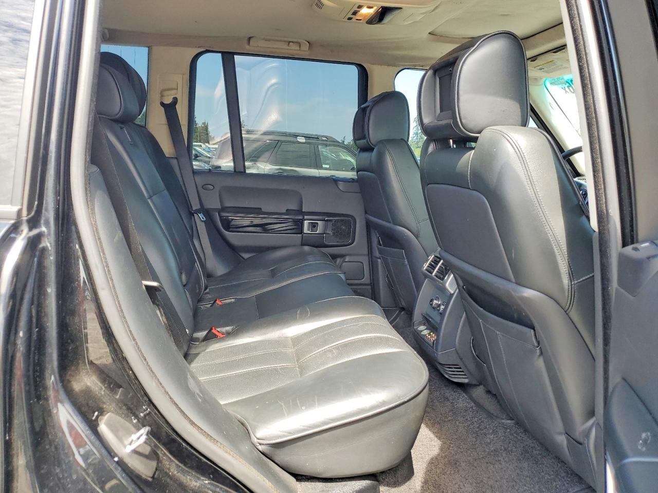 2008 Land Rover Range Rover Supercharged Black vin: SALMF13428A283567