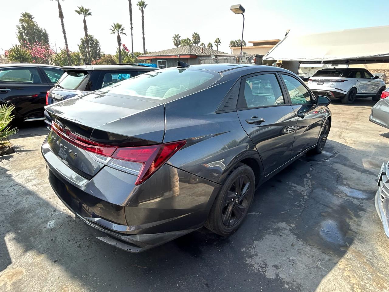 2021 Hyundai Elantra Sel Gray vin: 5NPLM4AG8MH013446