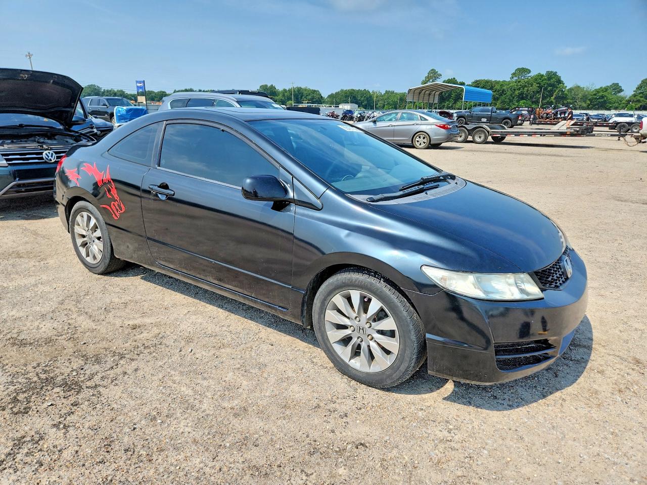 2010 Honda Civic Ex Black vin: 2HGFG1B83AH512803