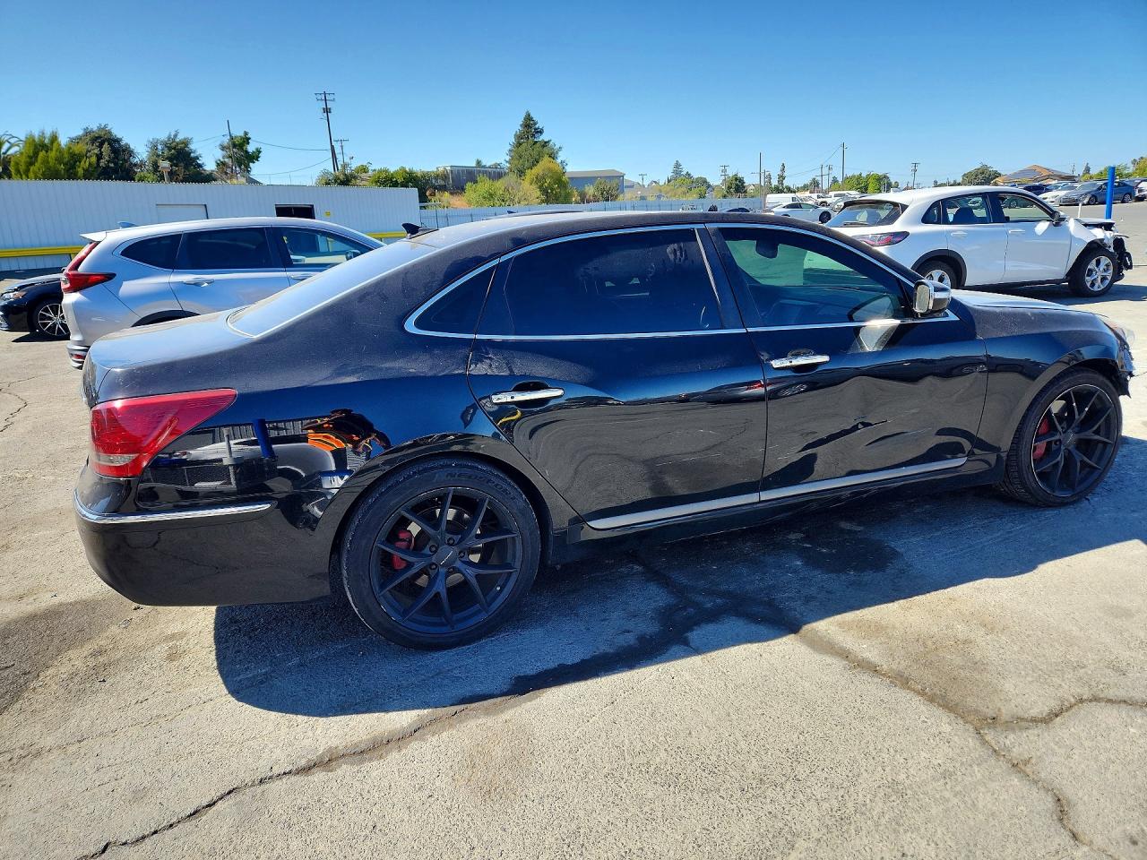 2013 Hyundai Equus Signature Black vin: KMHGH4JH2DU064344