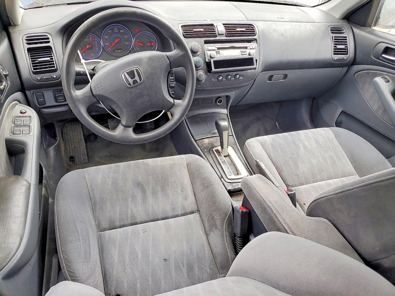 2005 Honda Civic Lx Blue vin: 2HGES16565H564667