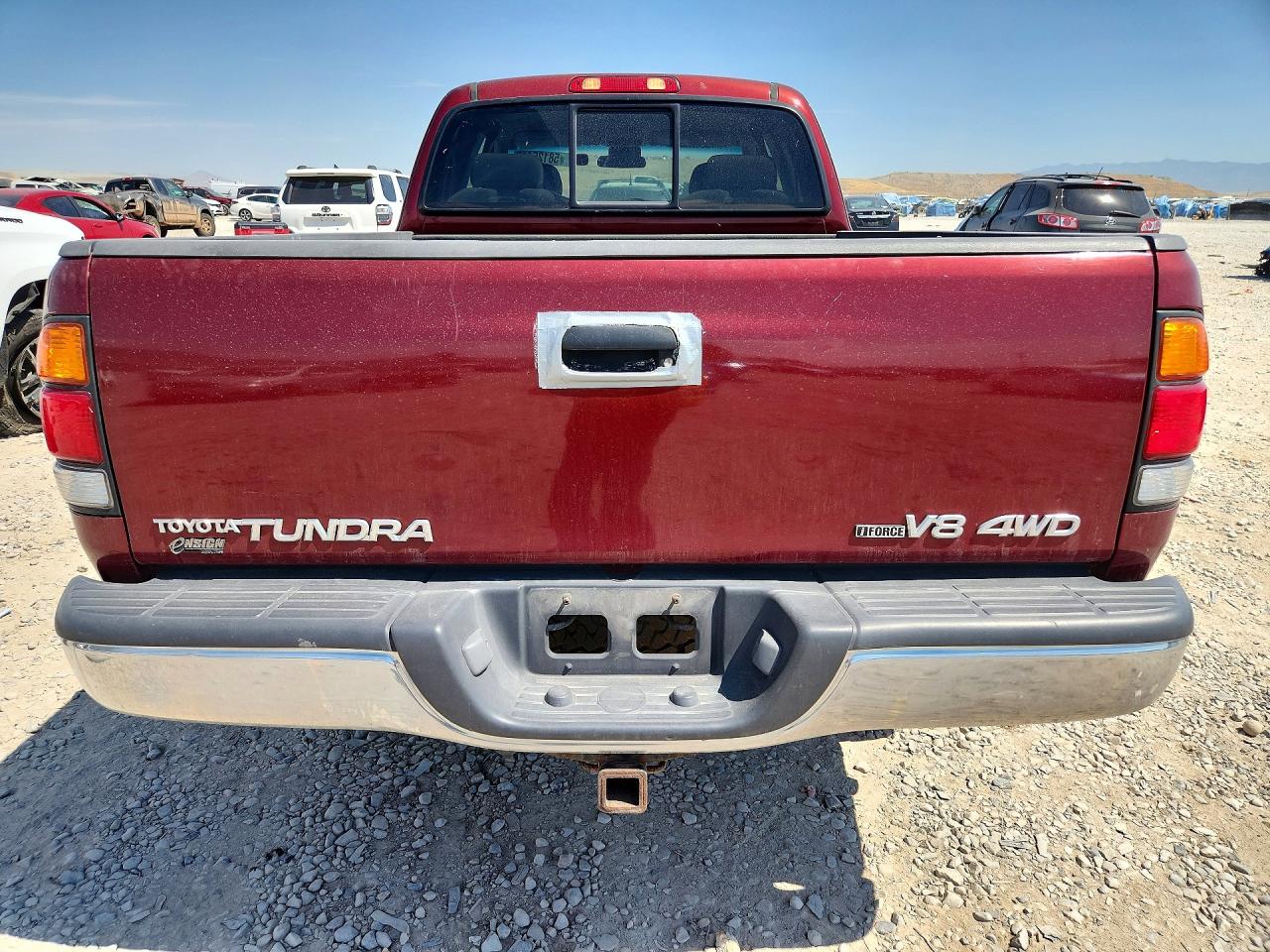 2003 Toyota Tundra Access Cab Sr5 Burgundy vin: 5TBBT44163S335607