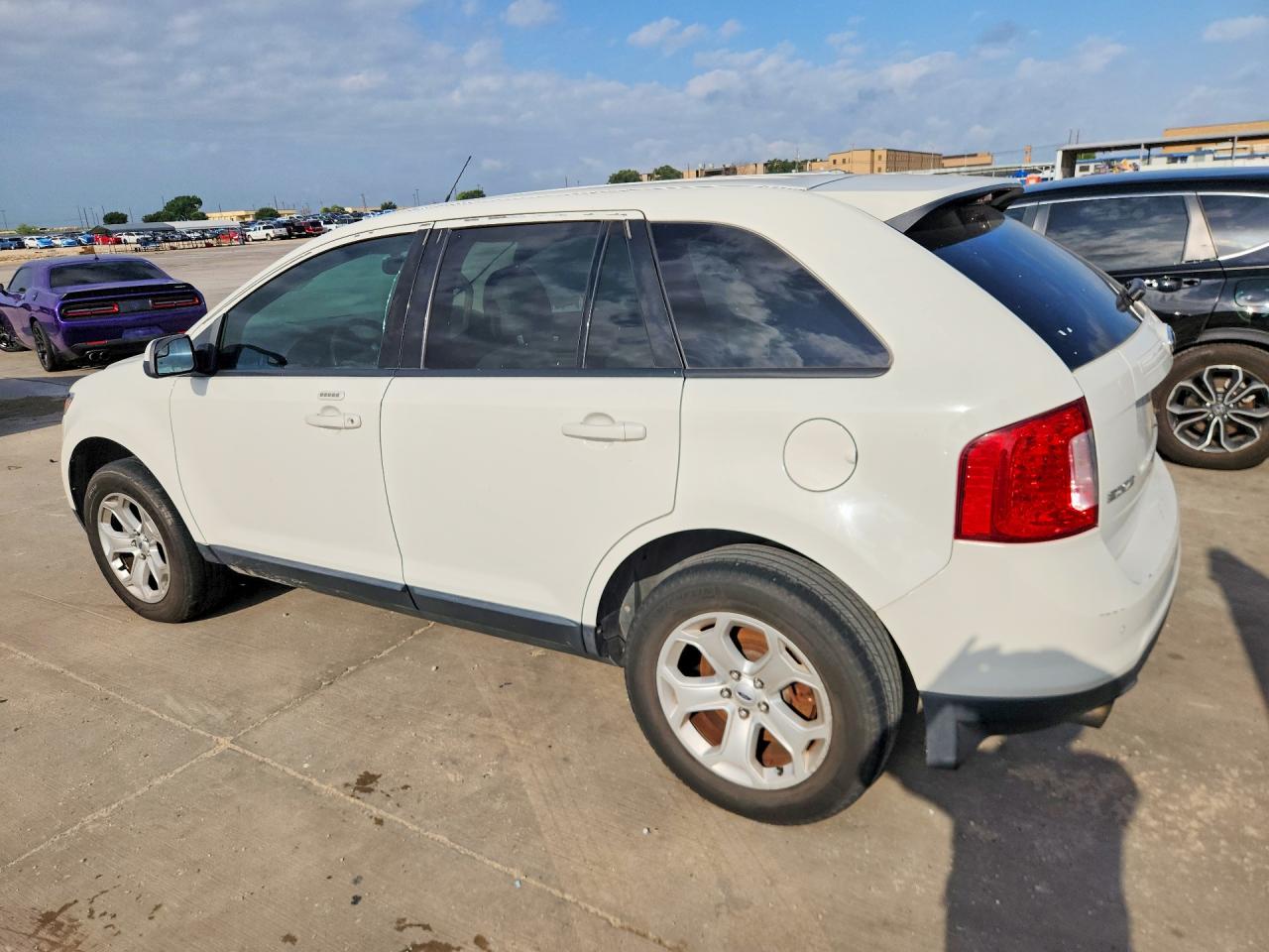 2013 Ford Edge Sel White vin: 2FMDK3JC5DBA07936