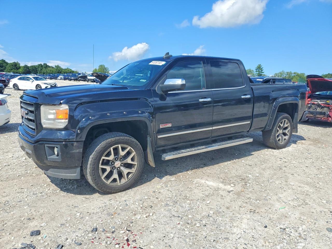 2015 Gmc Sierra K1500 Sle Black vin: 3GTU2UECXFG454458