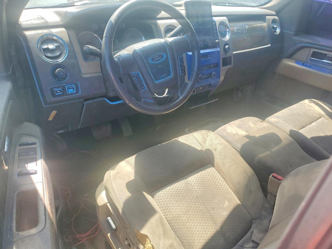 2009 Ford F150 Super Cab Beige vin: 1FTPX14V19FA98780