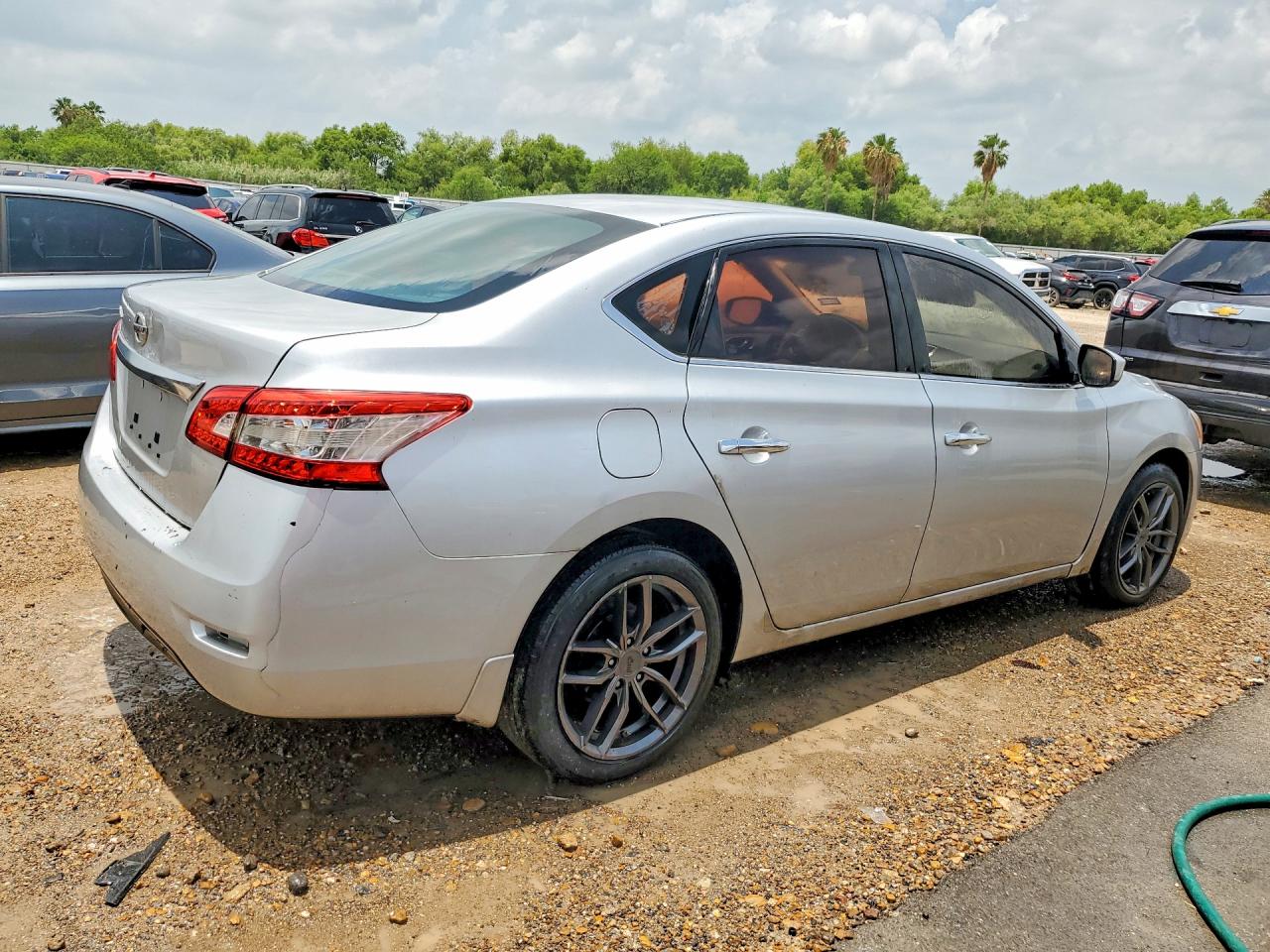 2015 Nissan Sentra S Silver vin: 3N1AB7AP0FY230836