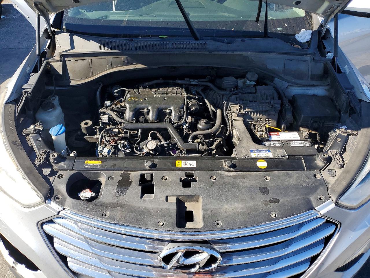 2015 Hyundai Santa Fe Gls Серебряный vin: KM8SM4HF6FU108438