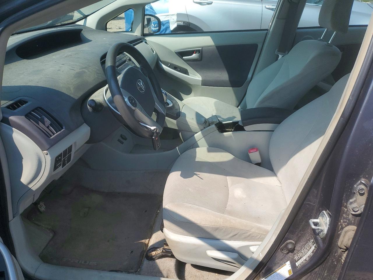 2011 Toyota Prius Gray vin: JTDKN3DU2B5356142