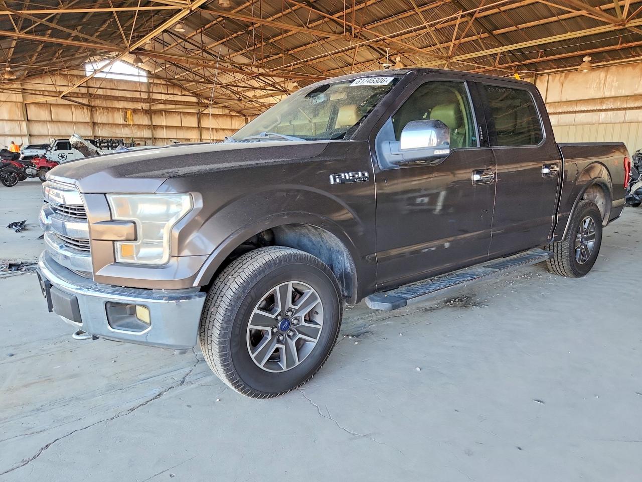 2015 Ford F150 Supercrew Коричневый vin: 1FTEW1EFXFKD19992
