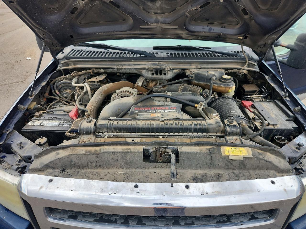2005 Ford F250 Super Duty Blue vin: 1FTSX21P65ED19960