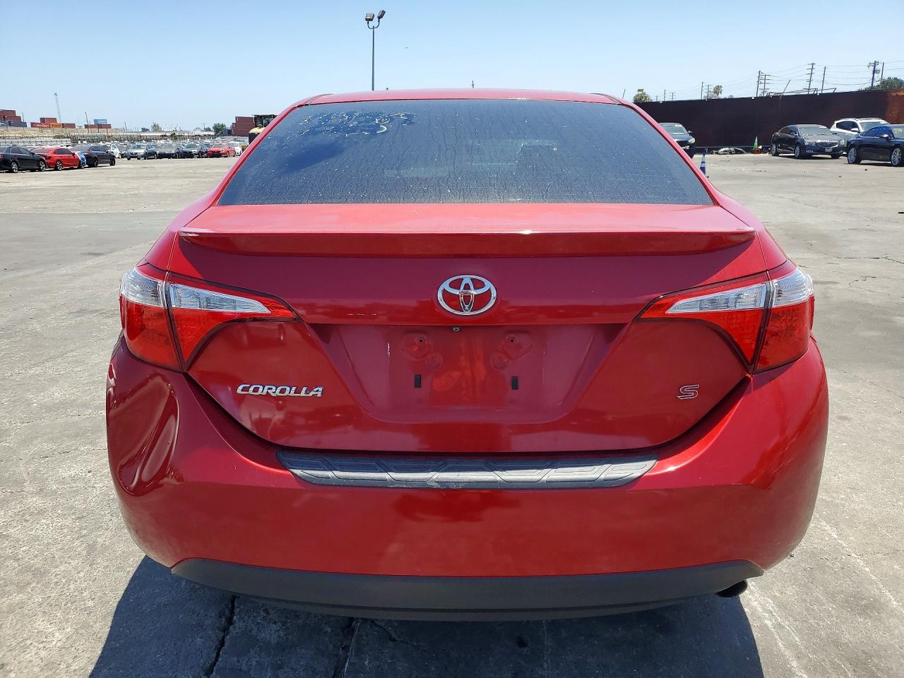 2014 Toyota Corolla S Plus Red vin: 5YFBURHE5EP133304