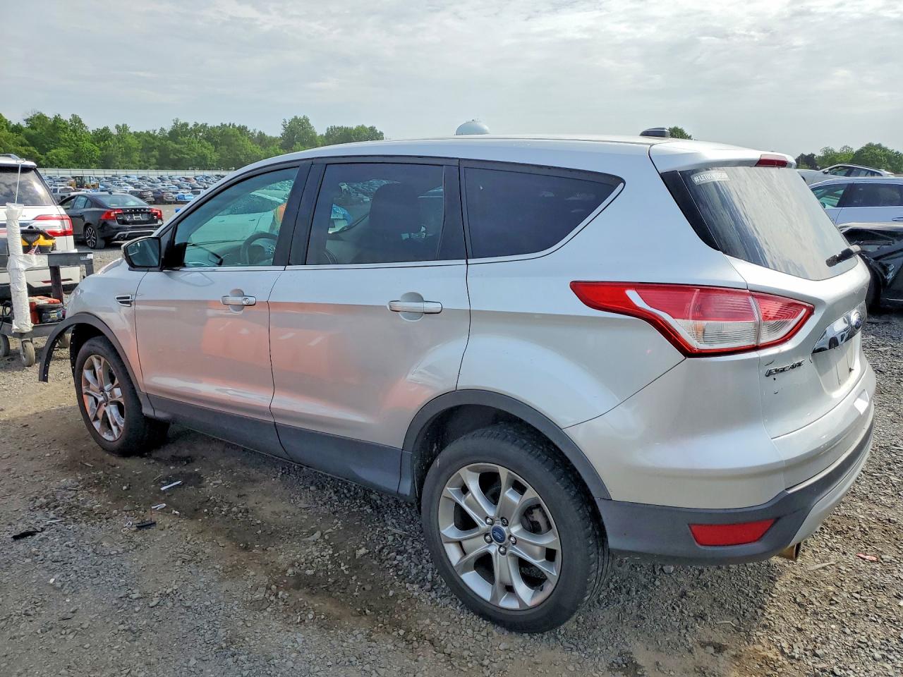 2013 Ford Escape Sel Silver vin: 1FMCU9H93DUA25218