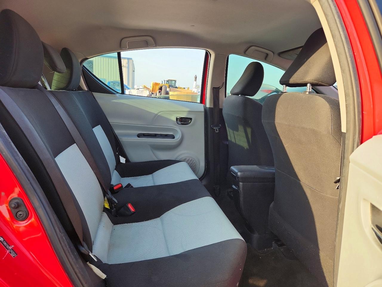 2012 Toyota Prius C Two Red vin: JTDKDTB31C1503220