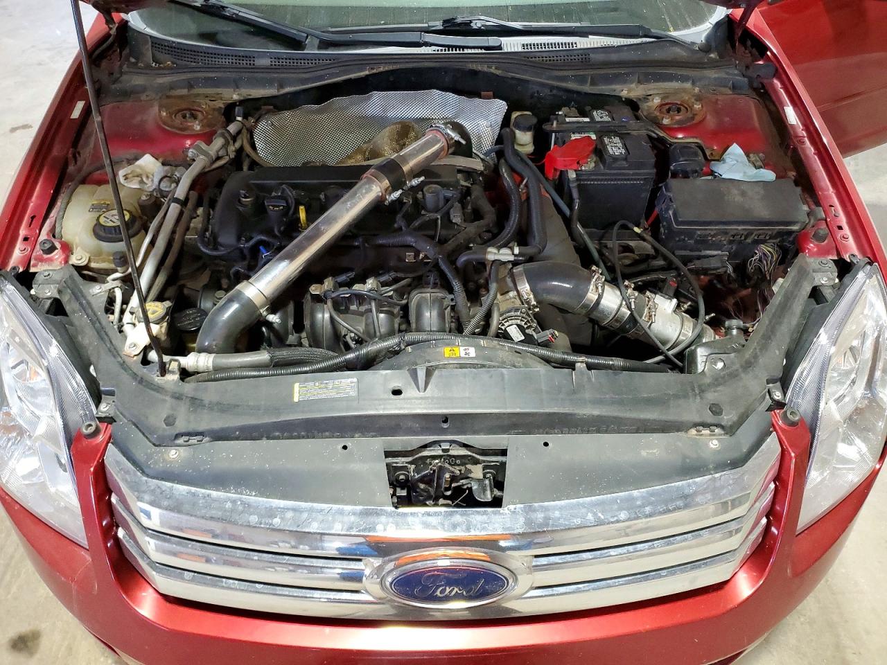 2009 Ford Fusion S Красный vin: 3FAHP06Z59R186089