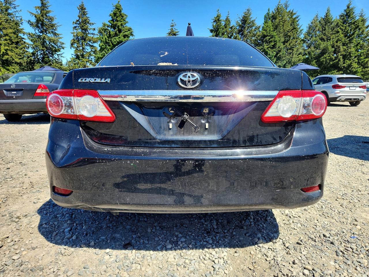 2013 Toyota Corolla L Black vin: 2T1BU4EE4DC027710