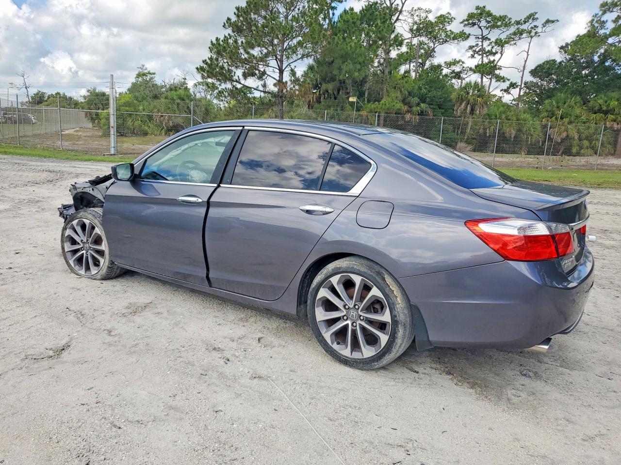 2013 Honda Accord Sport Gray vin: 1HGCR2F50DA257047