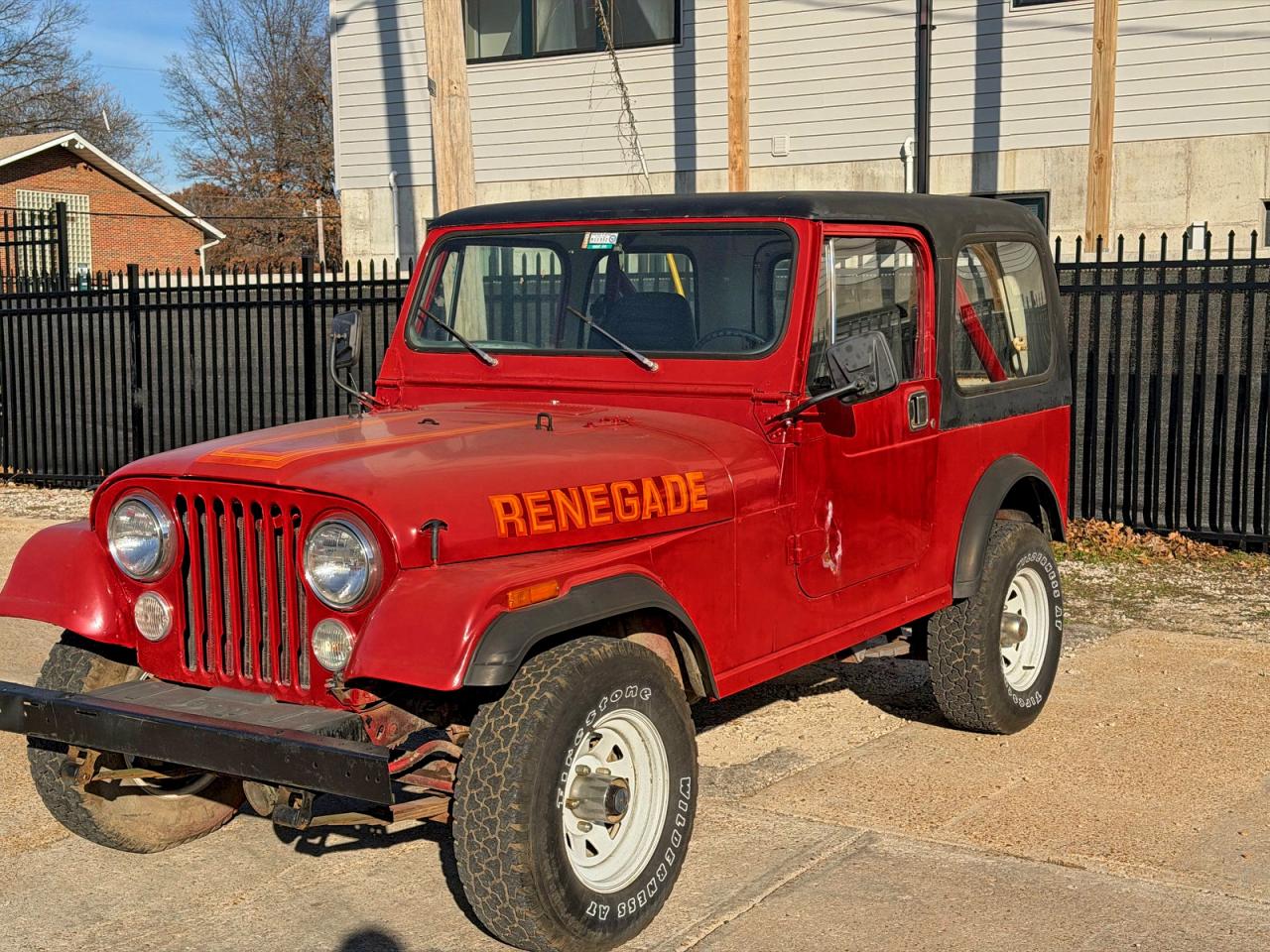 1985 Jeep Jeep Cj7 Red vin: 1JCCF87A1FT034351