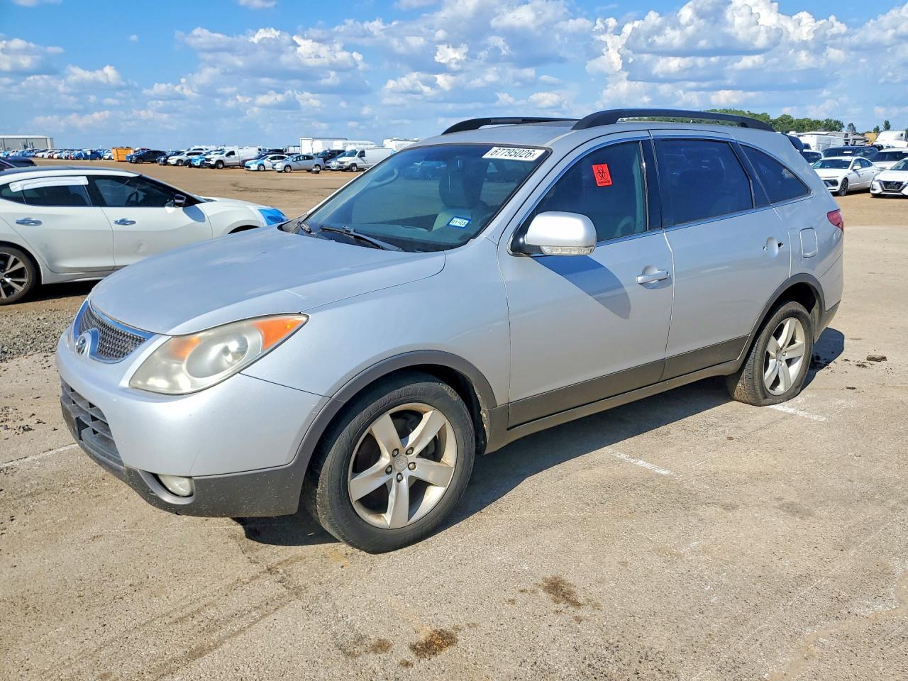 2007 Hyundai Veracruz Gls Silver vin: KM8NU13C67U005191