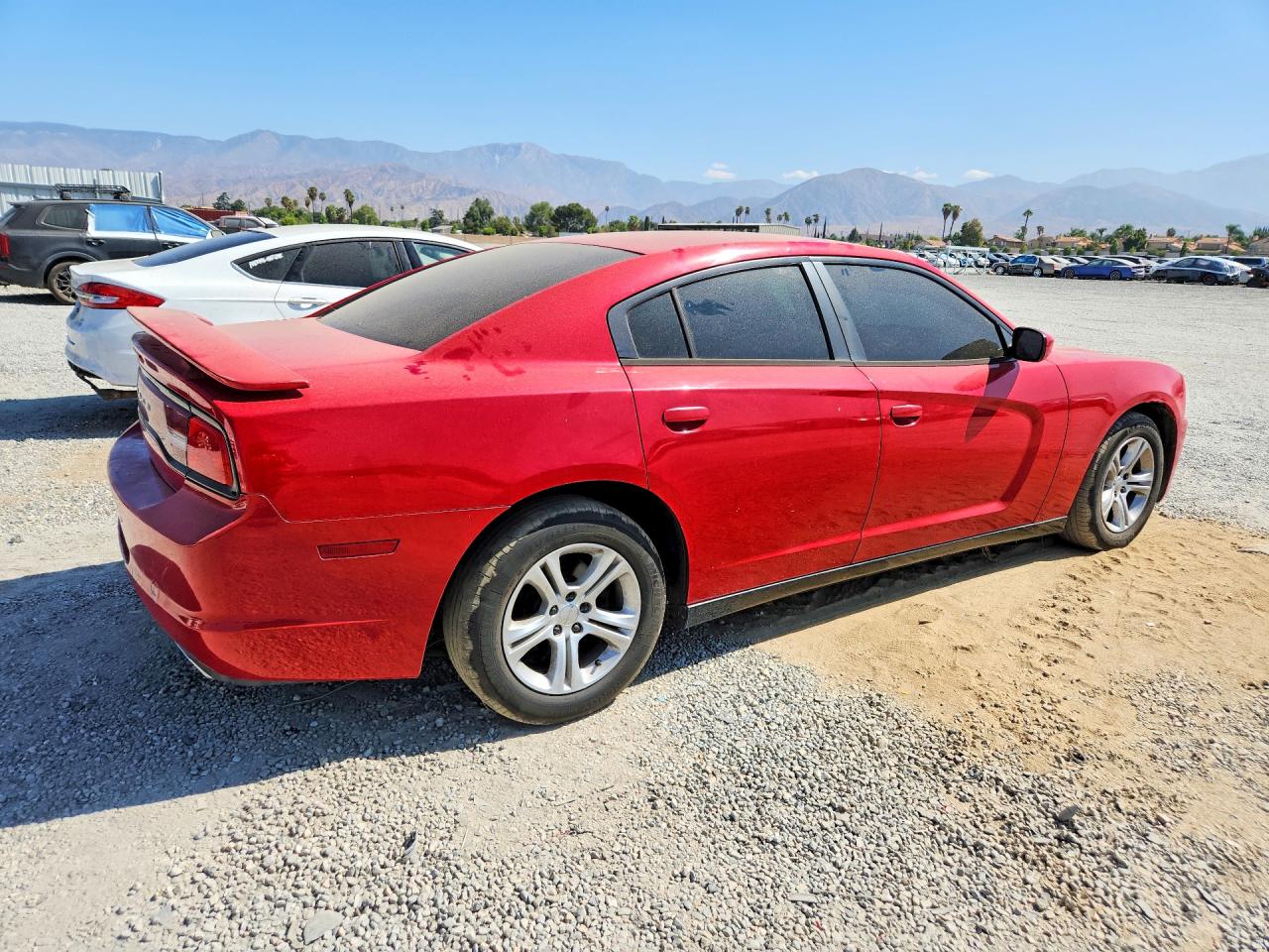2013 Dodge Charger Se Red vin: 2C3CDXBG1DH601413