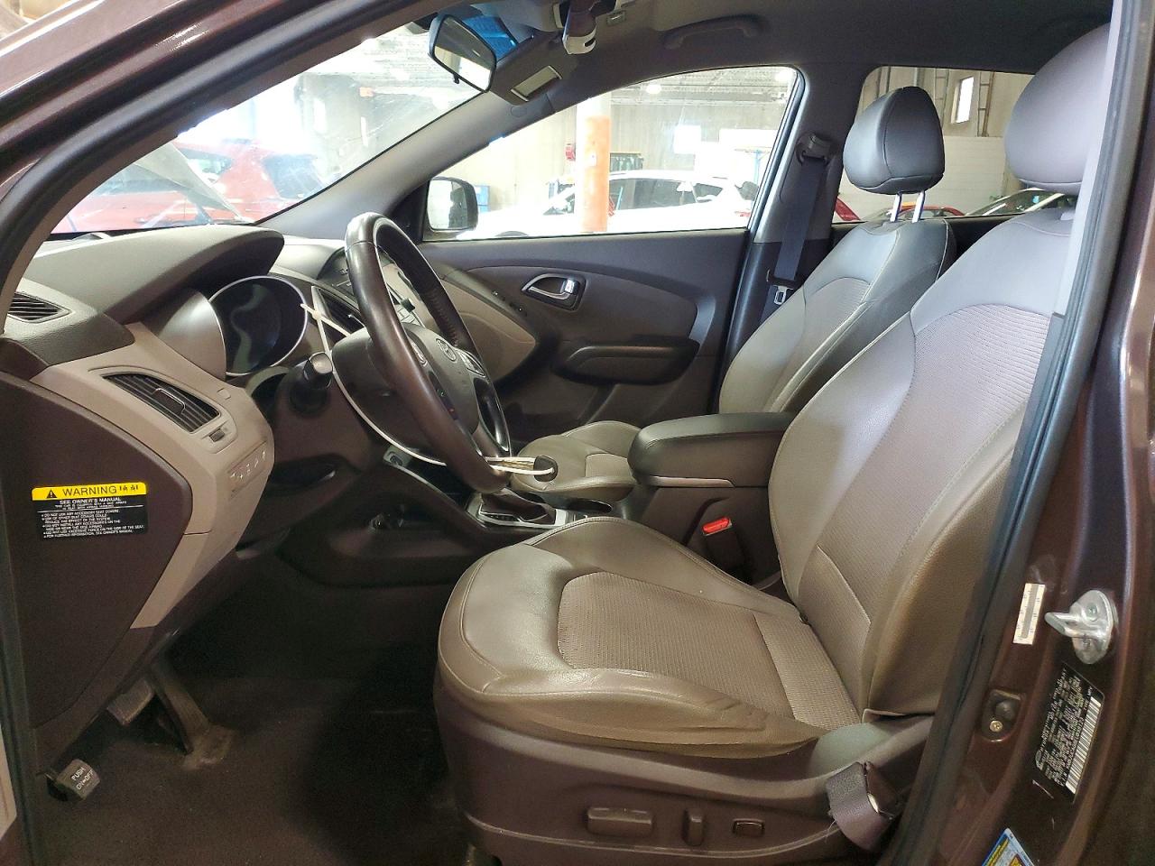 2014 Hyundai Tucson Se Brown vin: KM8JUCAG8EU898123
