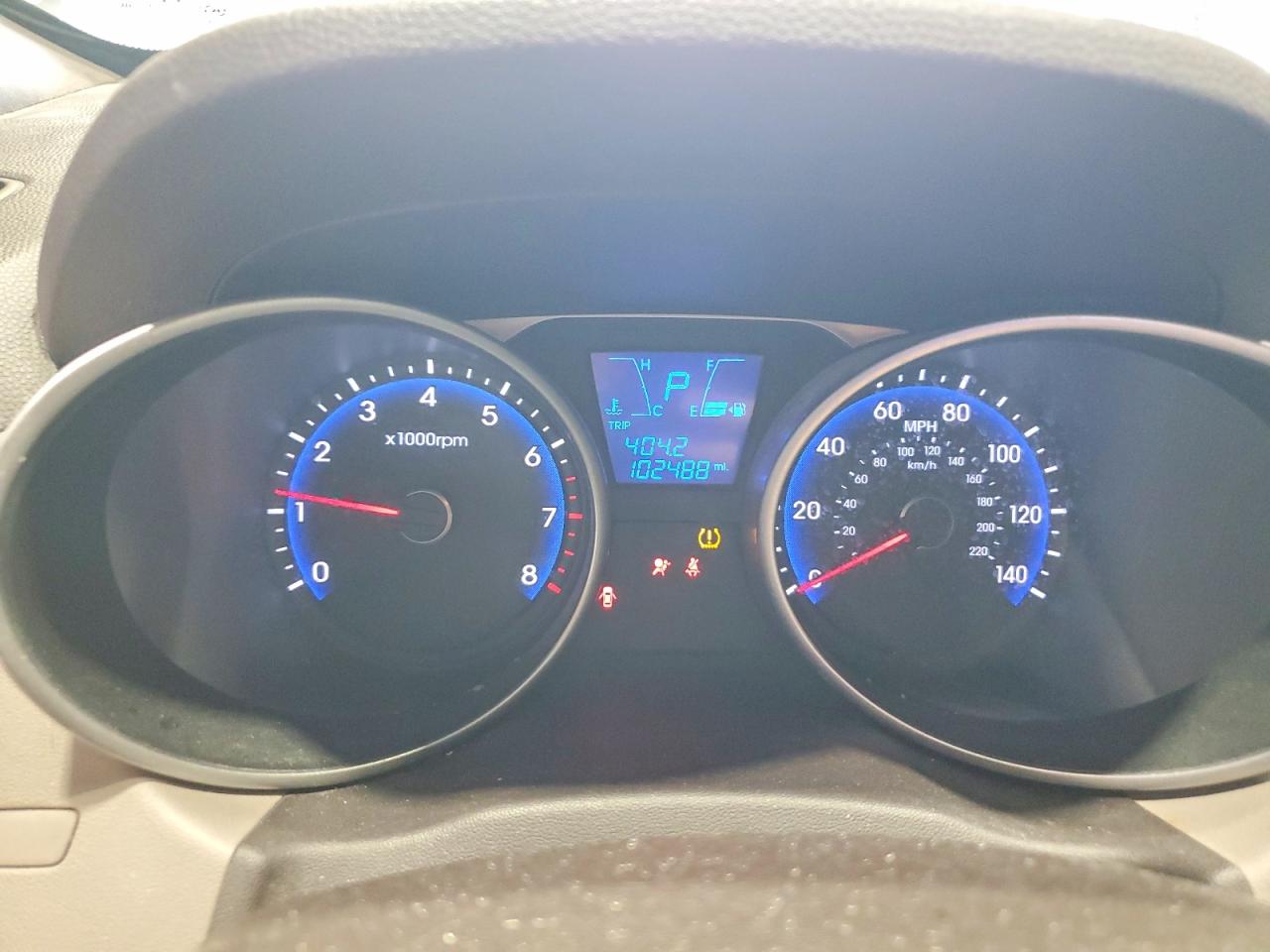 2014 Hyundai Tucson Se White vin: KM8JUCAG0EU847635