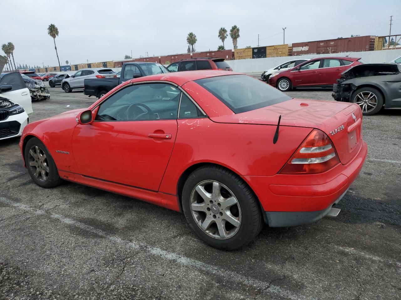 2004 Mercedes-benz Slk 230 Kompressor Red vin: WDBKK49FX4F300311
