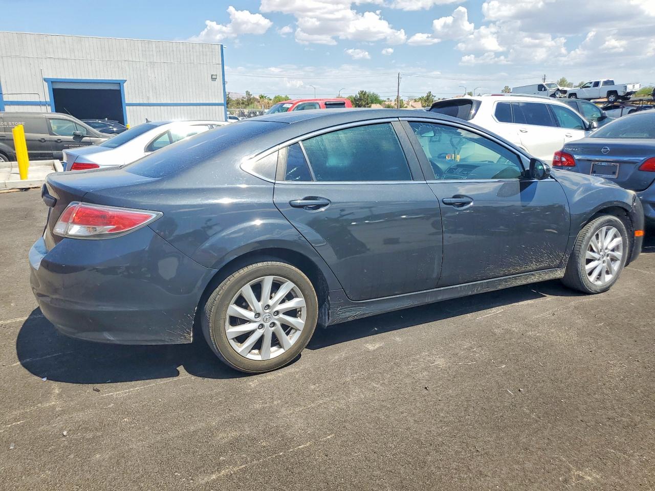 2012 Mazda 6 I Gray vin: 1YVHZ8DH0C5M32404