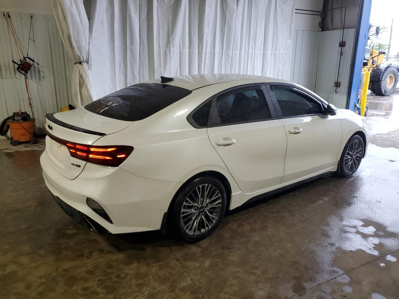 2023 Kia Forte Gt Line White vin: 3KPF54AD6PE516675