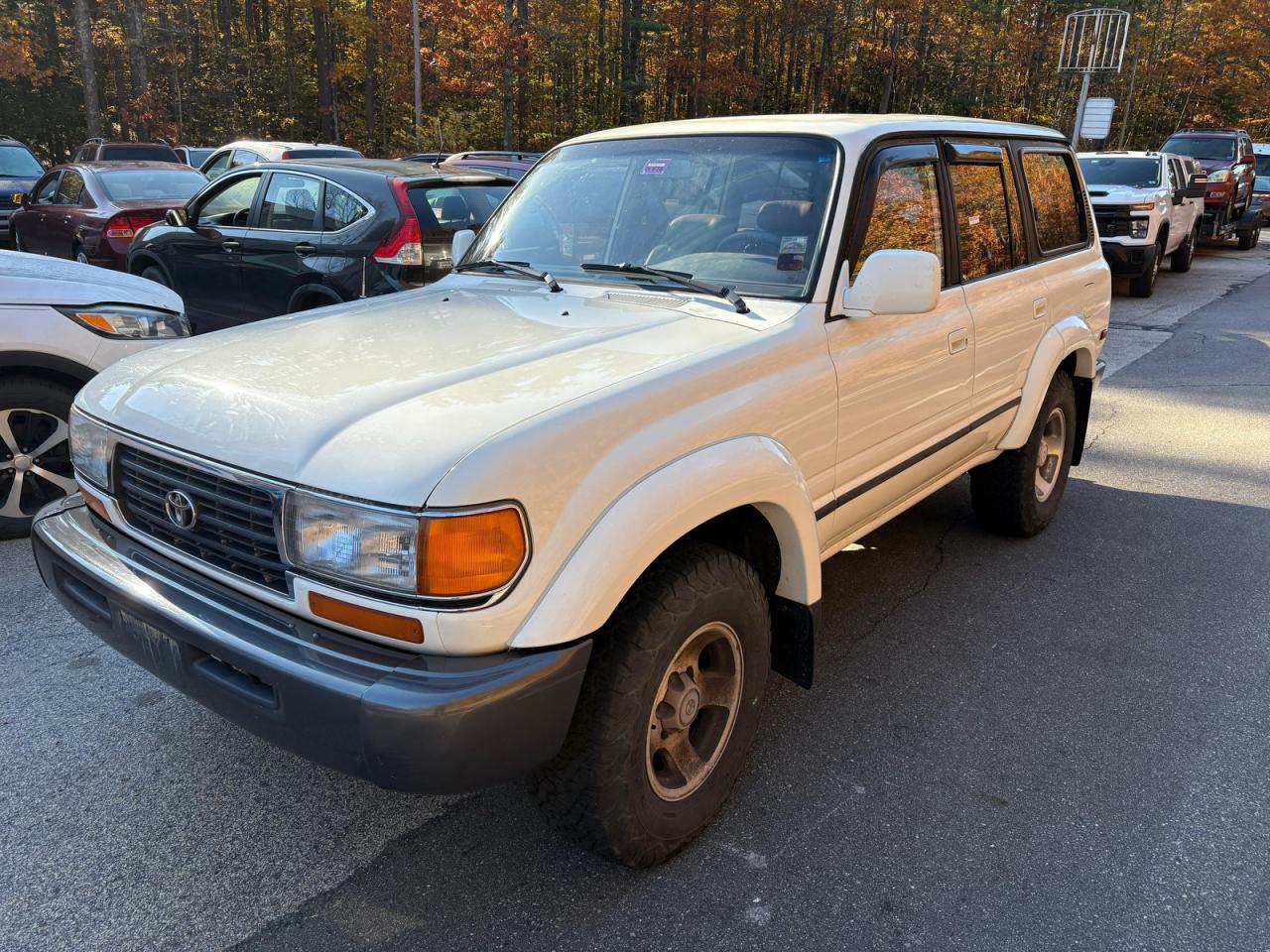 1996 Toyota Land Cruiser Hj85 White vin: JT3HJ85J1T0117272