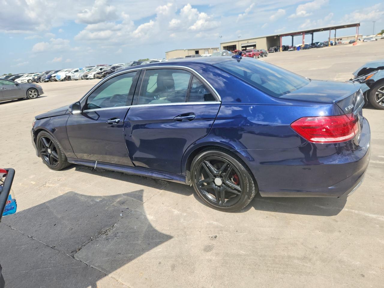 2014 Mercedes-benz E 350 4matic Синий vin: WDDHF8JB3EA988995