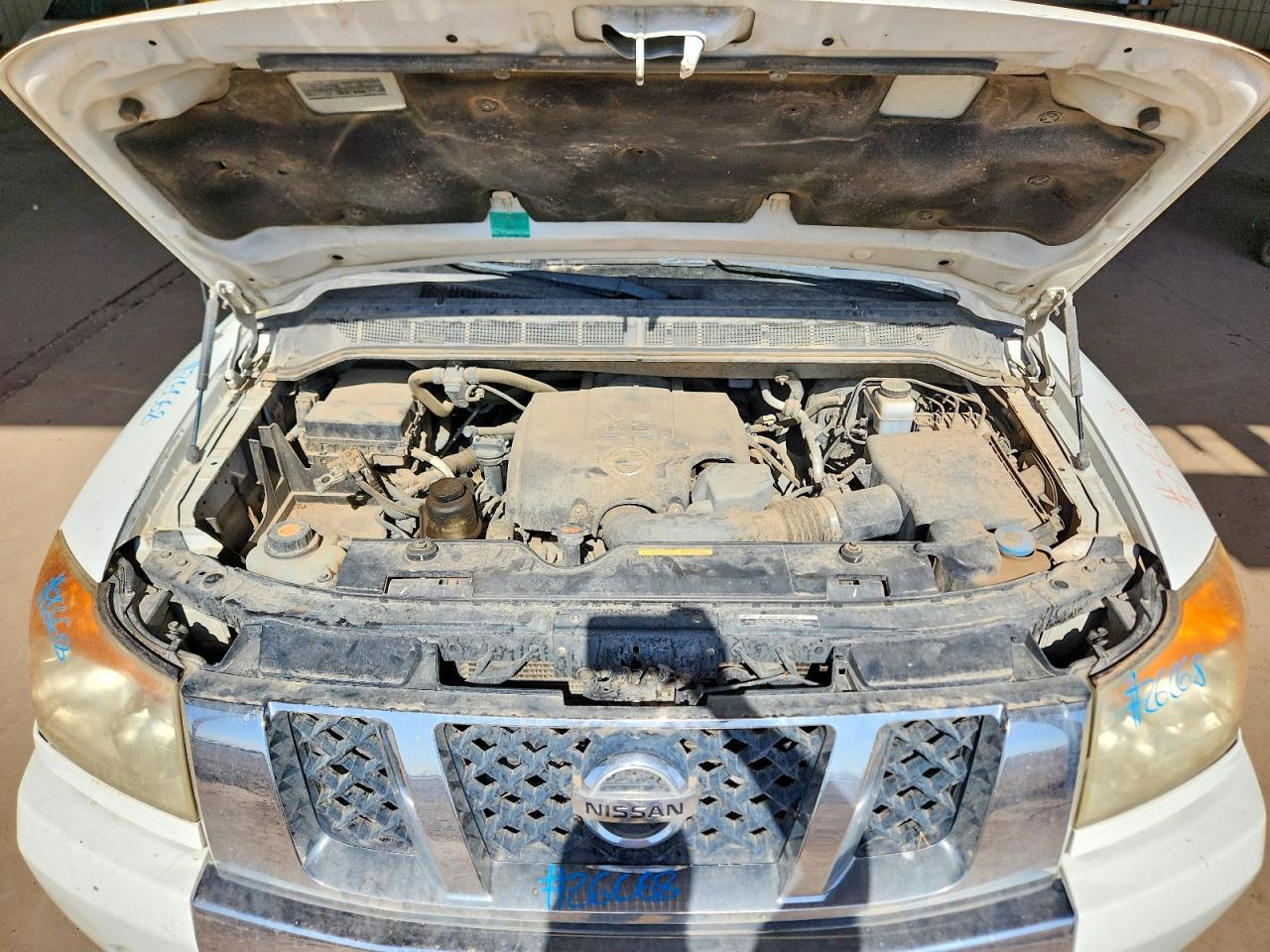 2013 Nissan Titan S White vin: 1N6AA0EK6DN307223