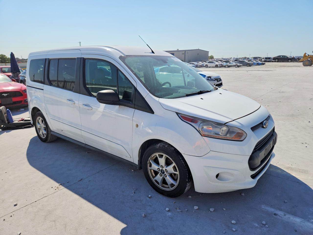 2014 Ford Transit Connect Xlt White vin: NM0GS9F75E1141193
