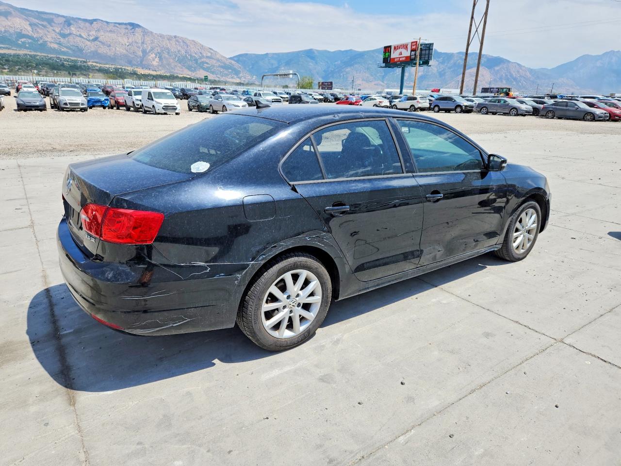 2012 Volkswagen Jetta Se Черный vin: 3VWDP7AJ3CM377028