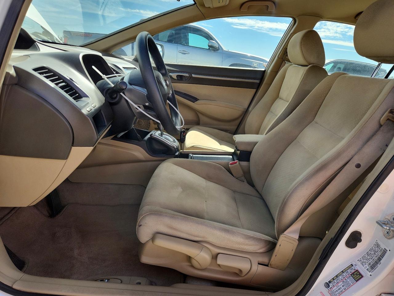 2006 Honda Civic Hybrid Белый vin: JHMFA36276S012983