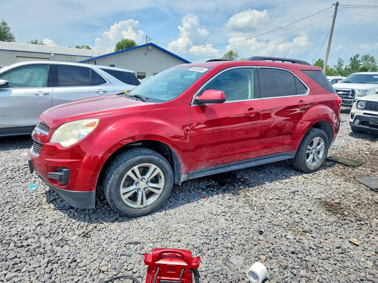 2012 Chevrolet Equinox Lt Red vin: 2GNALDEK8C1296348